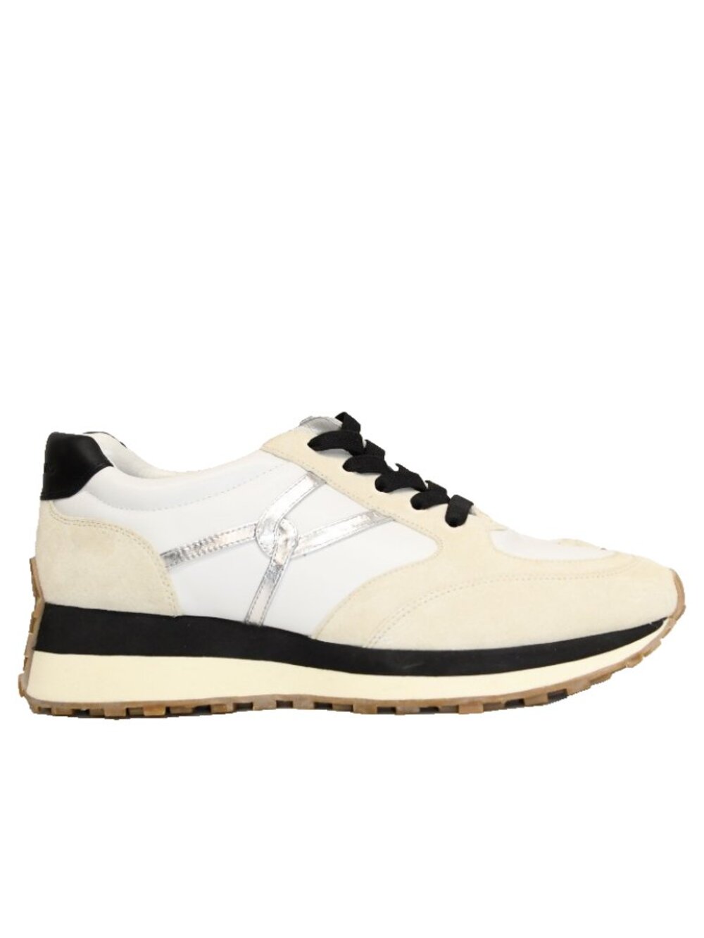 $350 VERONICA BEARD VALENTINA MIXED LEATHER RETRO SNEAKERS COMFORT 7 (DD20)